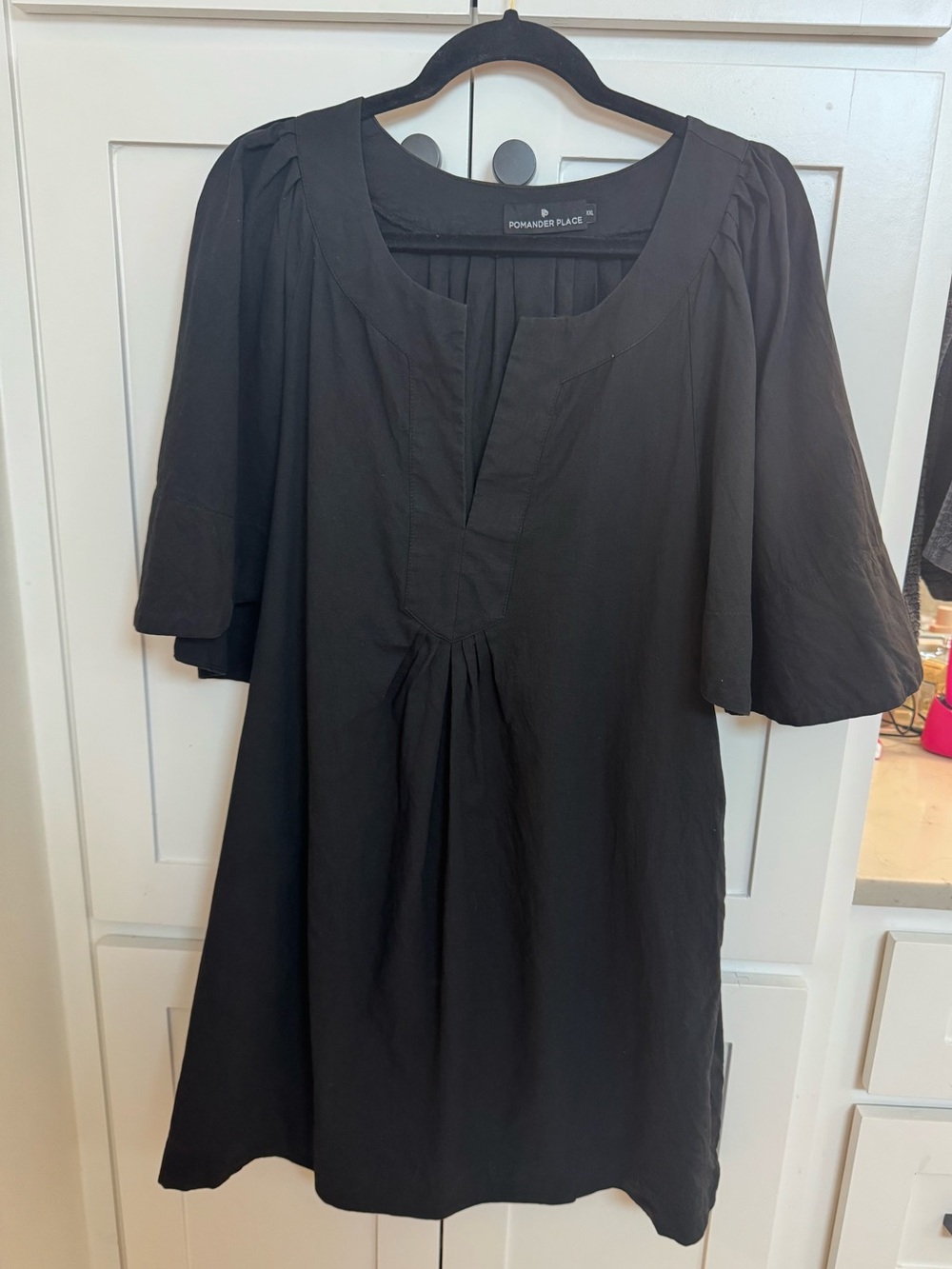 pomander place black dress